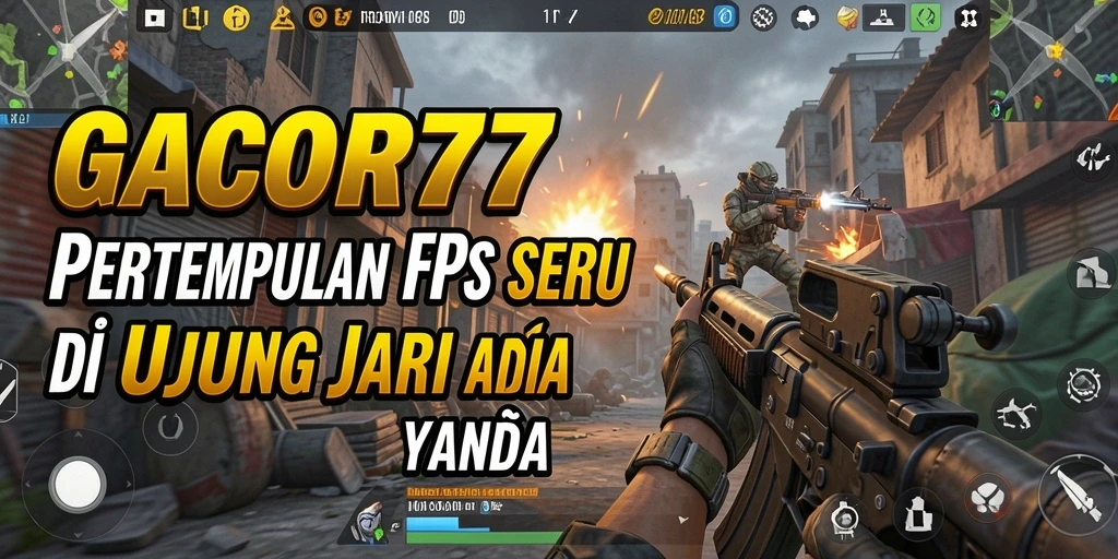 Tampilan aksion seru dalam gameplay GACOR77.