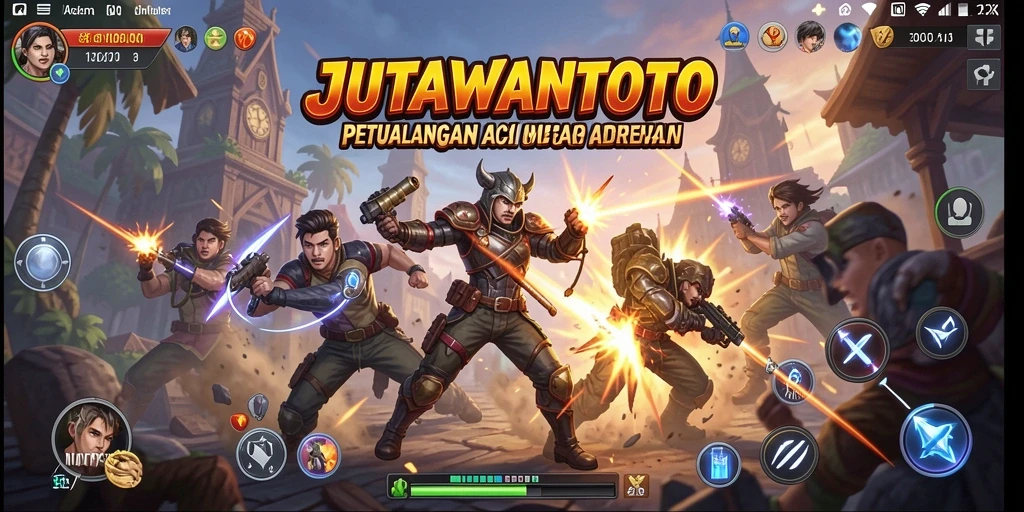 Screenshot JUTAWANTOTO menampilkan pertarungan seru dan aksi mendebarkan.