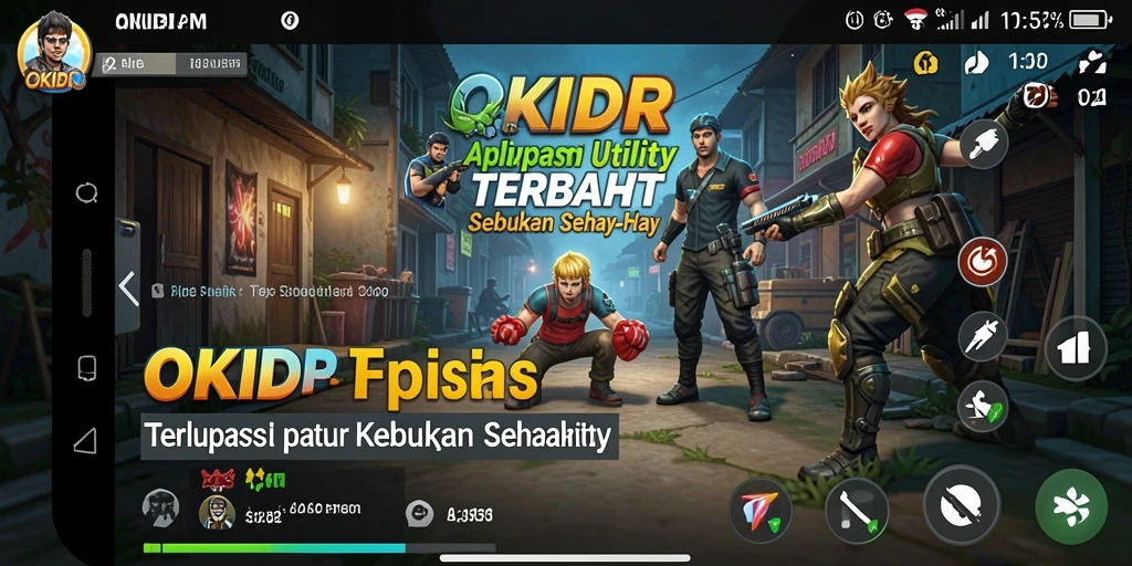 Screenshot utama OKIDR menampilkan antarmuka yang mudah digunakan dan intuitif.