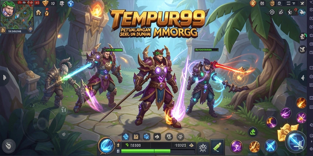Gameplay seru TEMPUR99 dengan karakter dan tantangan menarik.