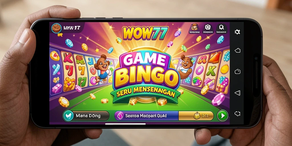 Screenshot gameplay WOW77 dengan suasana Bingo yang menarik.